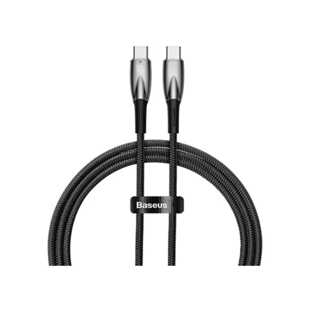 Кабель Baseus Glimmer Series Fast Charging Data Cable Type-C to Type-C 100W